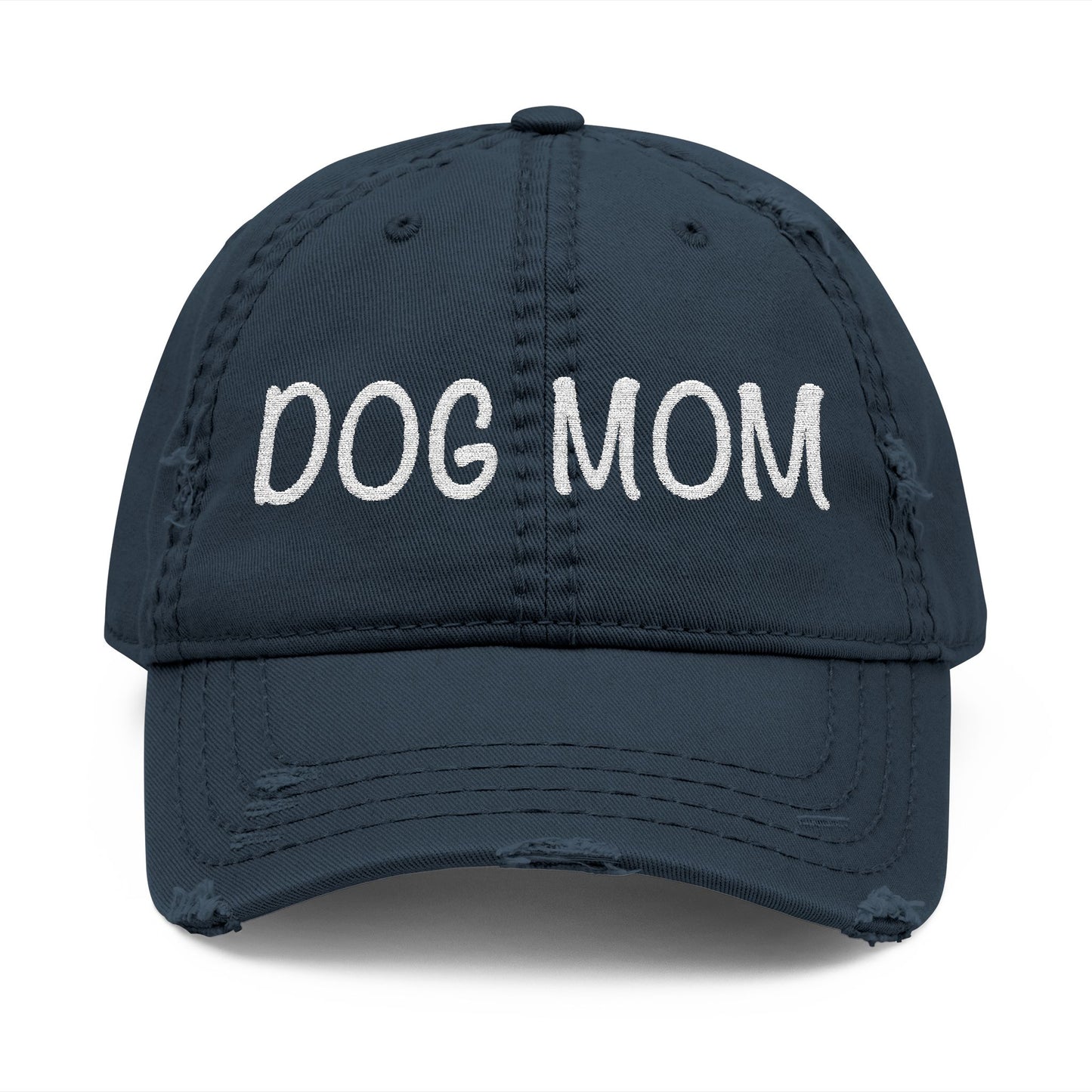 Distressed Dog Mom Hat