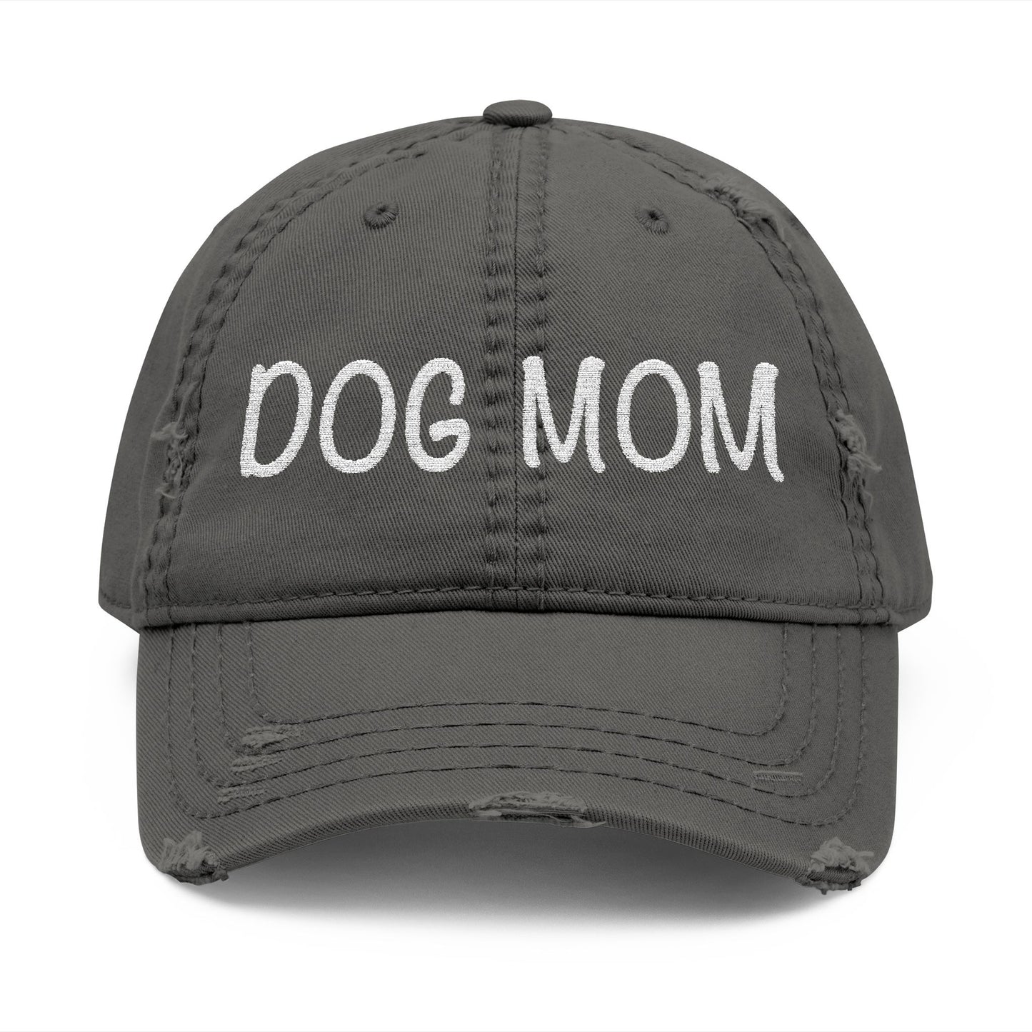 Distressed Dog Mom Hat