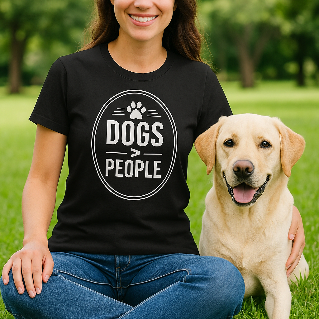 Dogs Greater Than People Premium Tee