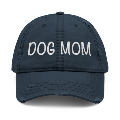 Distressed Dog Mom Hat
