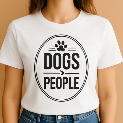 Dogs Greater Than People Premium Tee