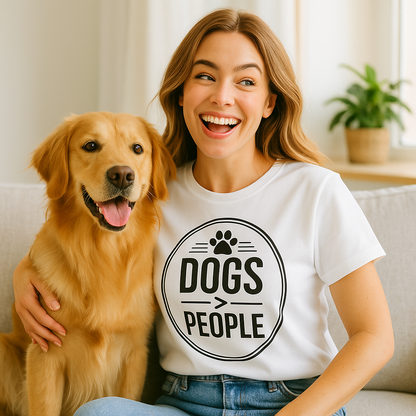 Dogs Greater Than People Premium Tee