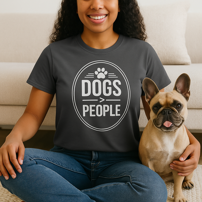 Dogs Greater Than People Premium Tee