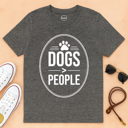 Dogs Greater Than People Premium Tee