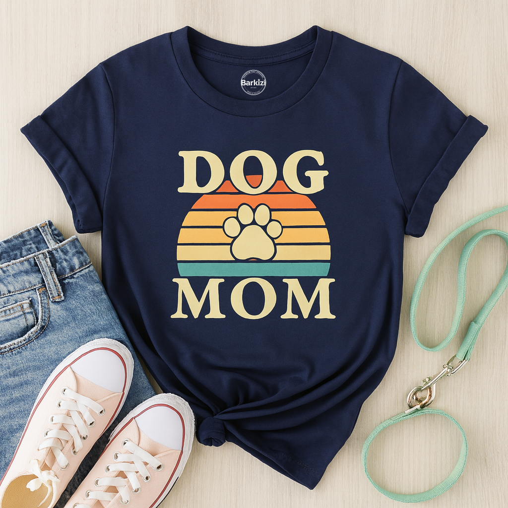 Dog Mom Retro Premium Tee