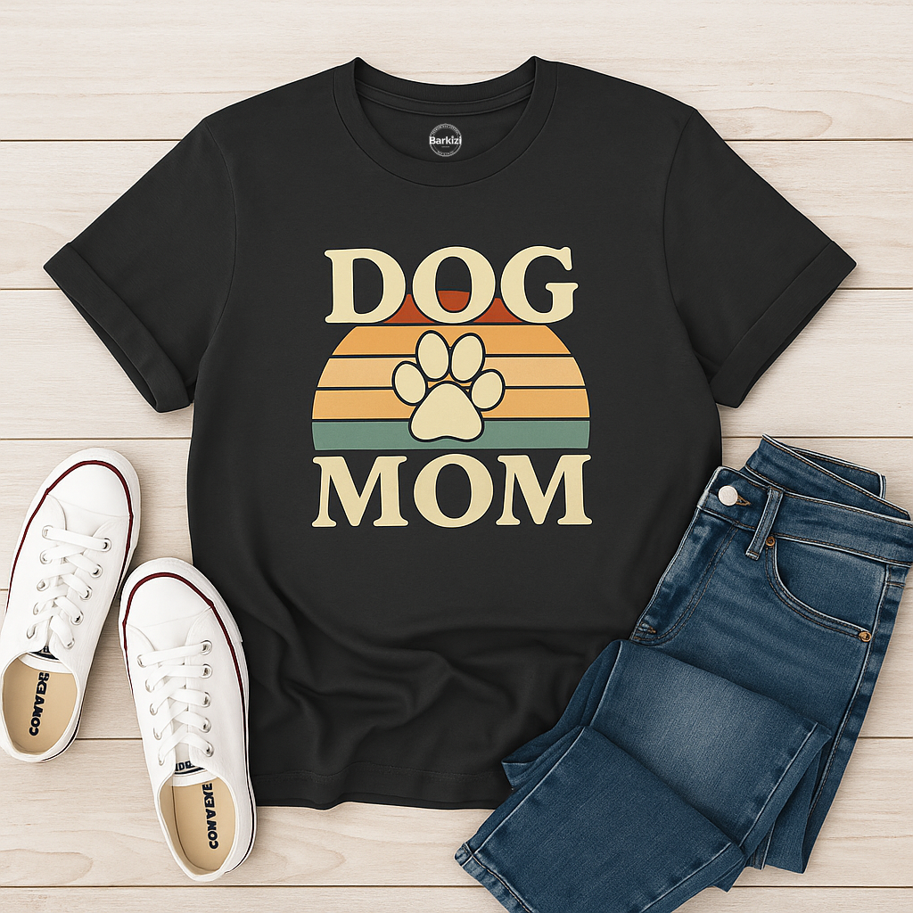 Dog Mom Retro Premium Tee