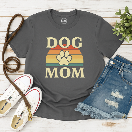 Dog Mom Retro Premium Tee