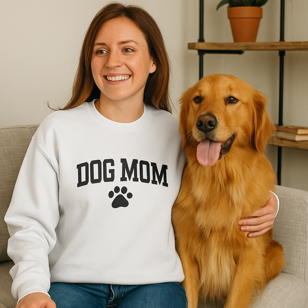 Dog Mom Premium Sweatshirt