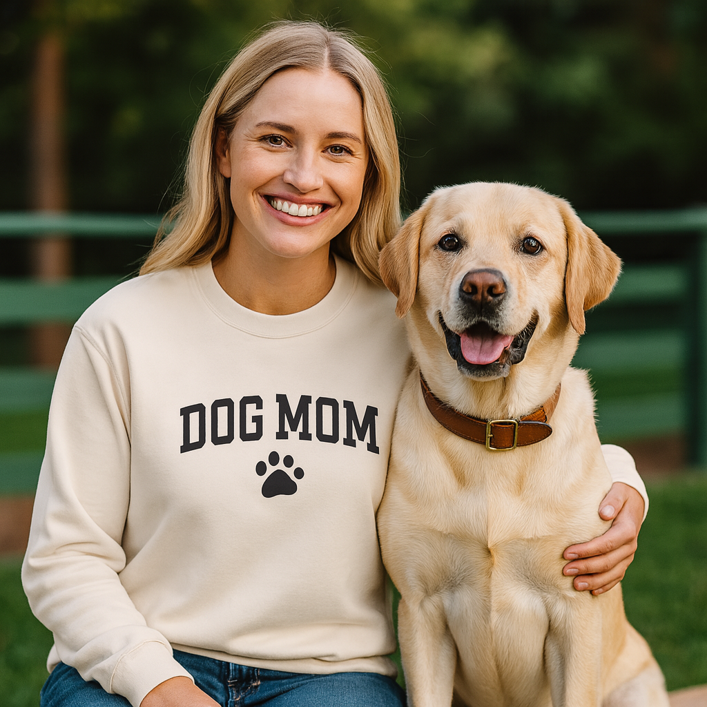 Dog Mom Premium Sweatshirt
