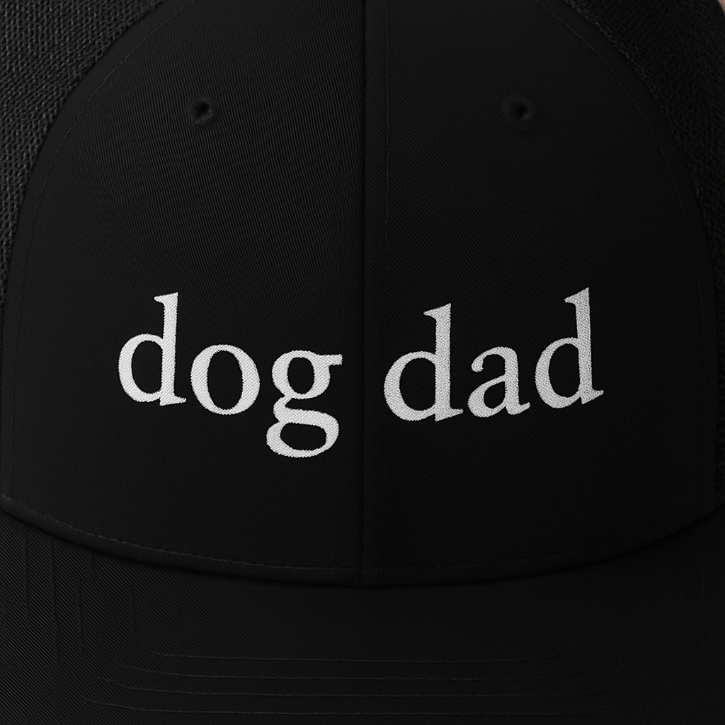 Dog Dad Snap Premium Trucker Hat