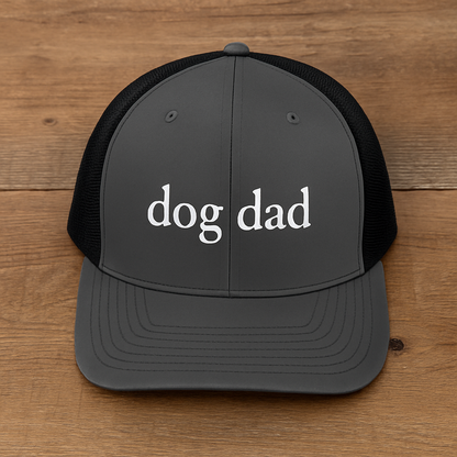 Dog Dad Snap Premium Trucker Hat