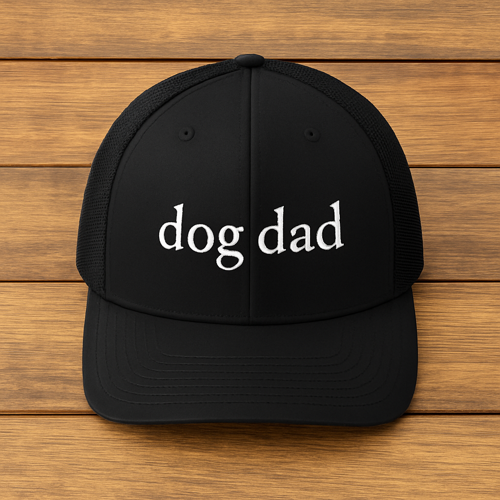Dog Dad Snap Premium Trucker Hat