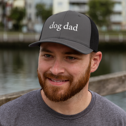 Dog Dad Snap Premium Trucker Hat