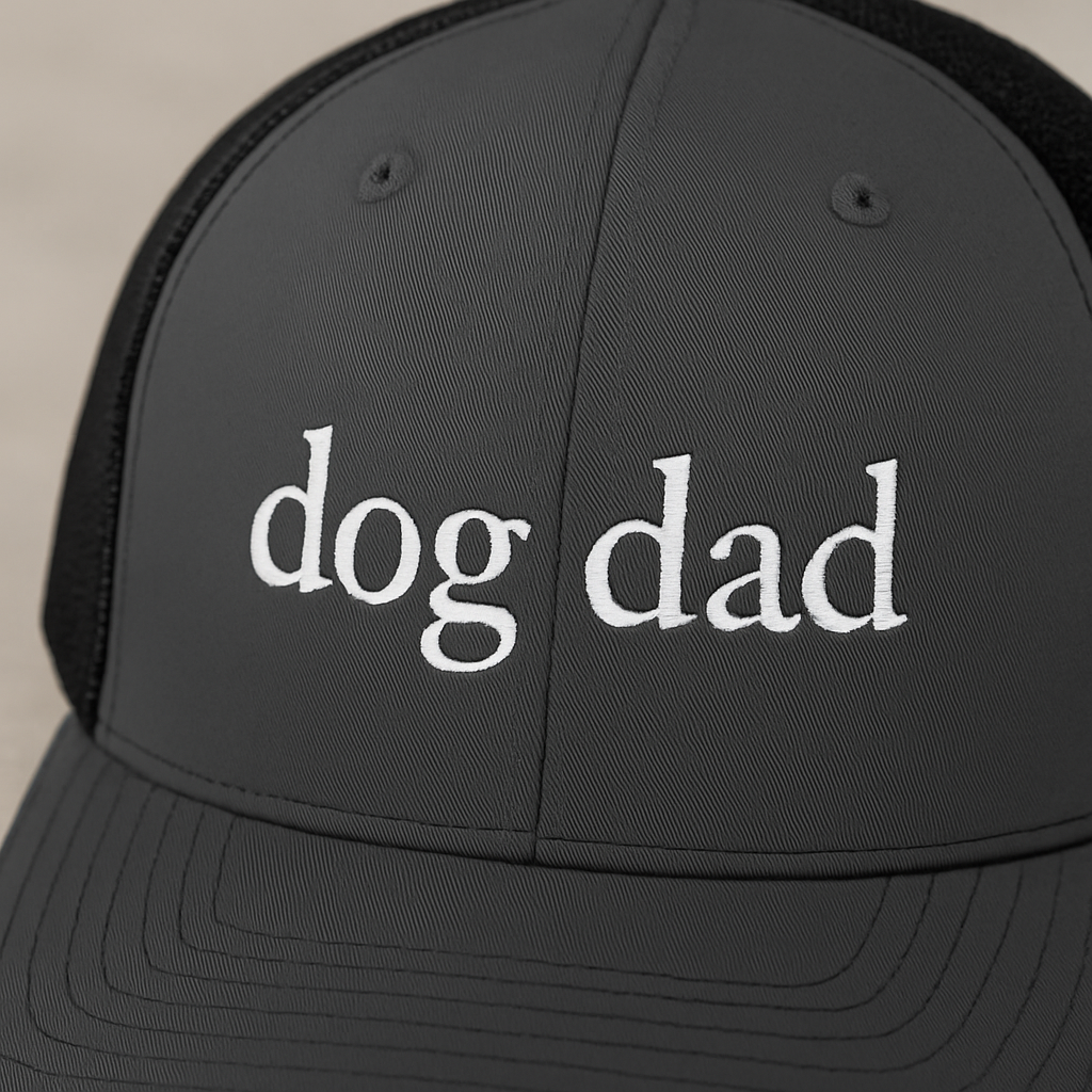 Dog Dad Snap Premium Trucker Hat