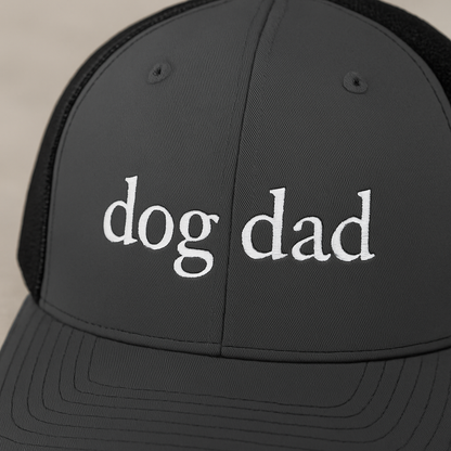 Dog Dad Snap Premium Trucker Hat