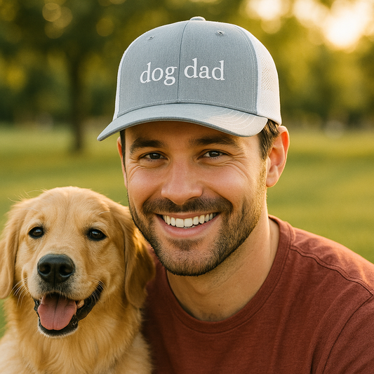 Dog Dad Snap Premium Trucker Hat