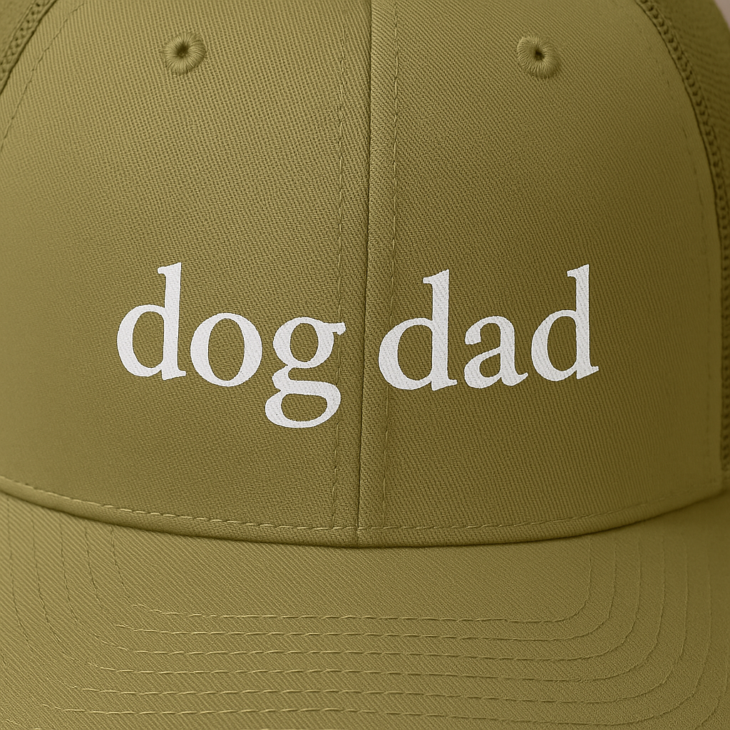 Dog Dad Snap Premium Trucker Hat