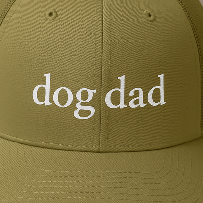 Dog Dad Snap Premium Trucker Hat