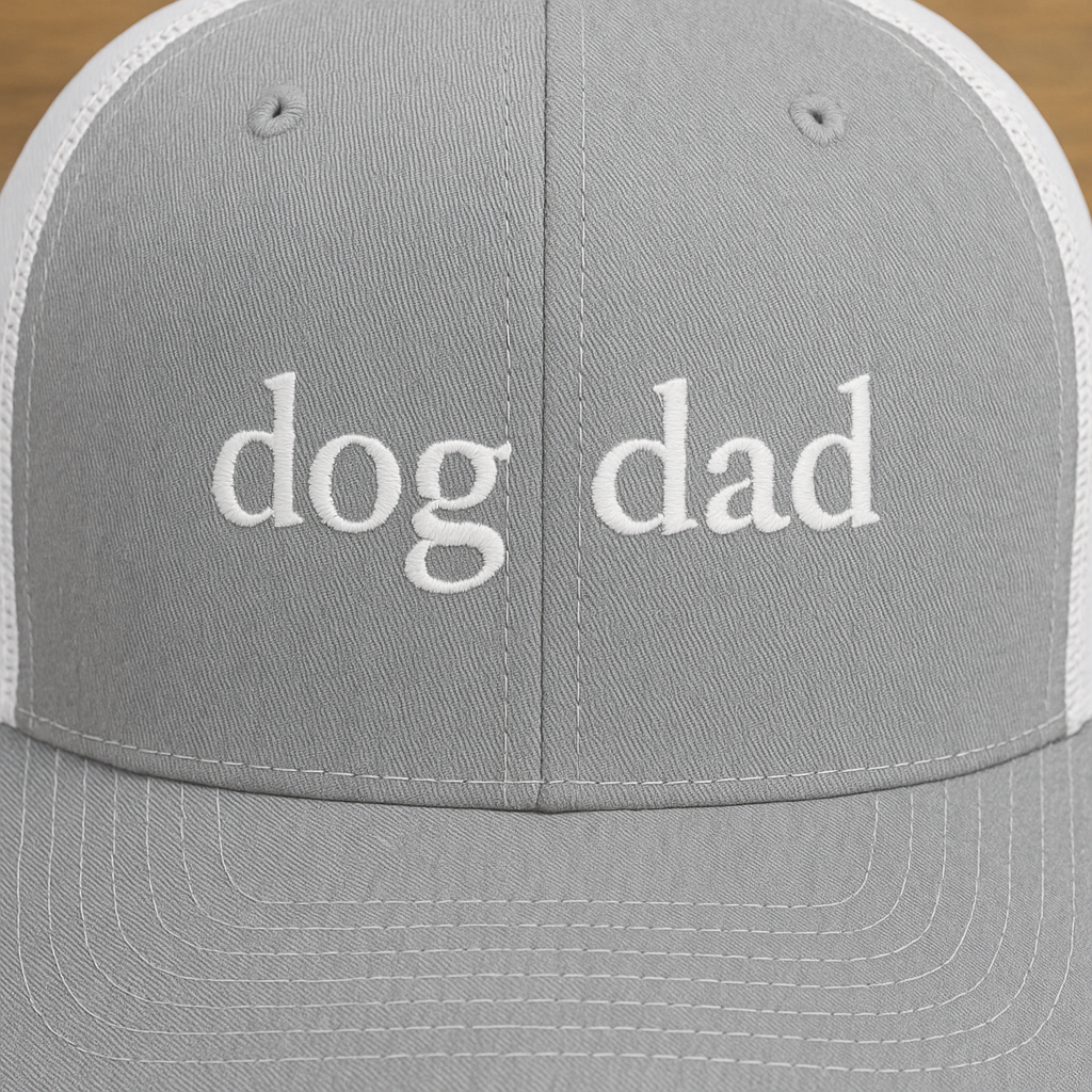 Dog Dad Snap Premium Trucker Hat