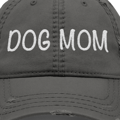 Distressed Dog Mom Hat