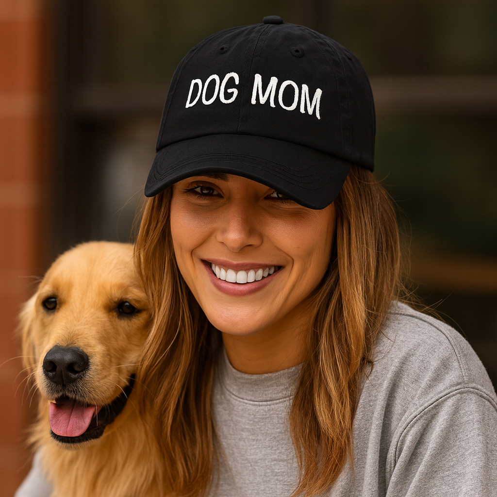 Distressed Dog Mom Hat