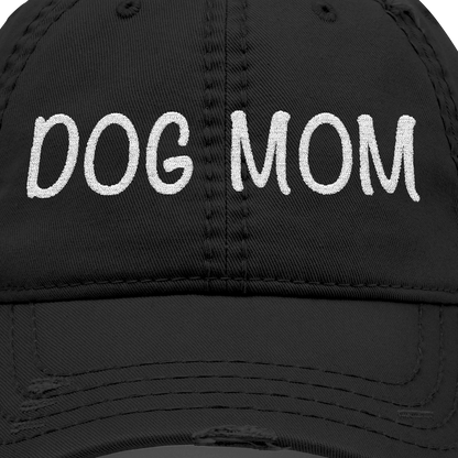 Distressed Dog Mom Hat
