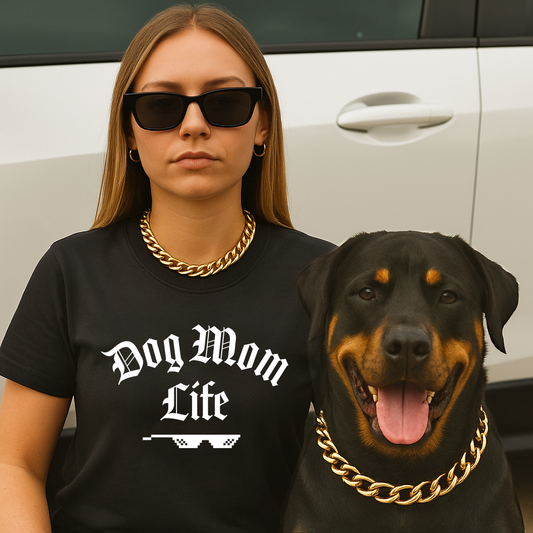 Dog Mom Life Gangster Premium Tee