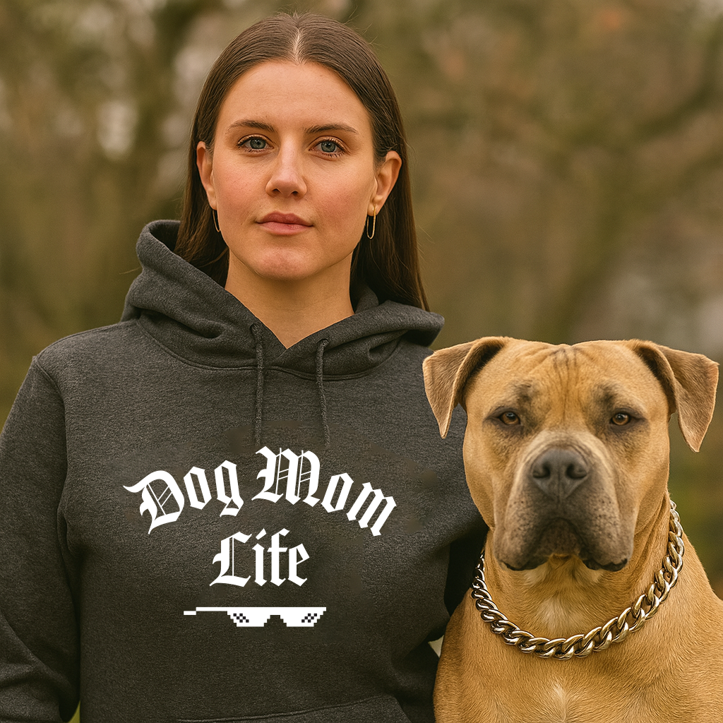 Dog Mom Life Gangster Premium Hoodie