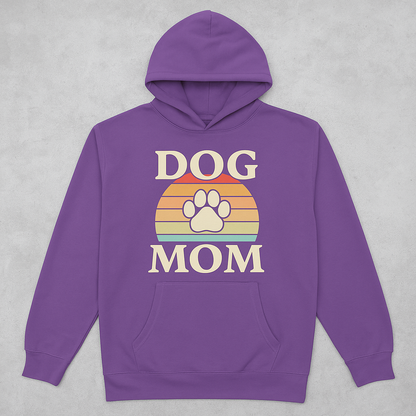 Dog Mom Retro Premium Hoodie